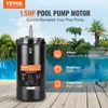 Silnik pompy basenowej VEVOR 1,5 KM, rama 56J, 115 V (13,6 Podgląd zdjęcia produktu 2