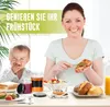 LZQKit de 12 bocaux en verre de 350 ml avec couvercle à Voir les images du produit 4