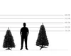 Springos® Künstlicher Weihnachtsbaum 180 cm Schwarz | Produktbild-Vorschau 7