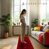 Wollteppich Gabbeh Uni Läufer Rot 60x180 cm | Moderner Produktbild-Vorschau 7