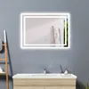 Badspiegel mit LED Beleuchtung 60x50cm Touchschalter Produktbild-Vorschau 1