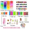A collage of various slime making supplies and accessories. Voir les images du produit