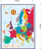 Magnetische Selbstklebetafel, bunte Europakarte mit Produktbild-Vorschau 6