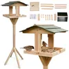 Freistehendes Vogelfutterhaus aus Holz mit Ständer, 116 x Produktbild-Vorschau 1