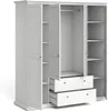 Tvilum 753694949, Weiß, Garderobe, 9 Regale, 4 Tür(en), Produktbild-Vorschau 6