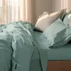 Basic Bettbezug Minze  135 x 200 cm 100% Baumwolle Produktbild-Vorschau 6