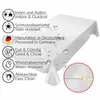 Tischdecke Wachstuch Gepunktet Grau Robust Wasserabweisend Produktbild-Vorschau 5