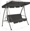vidaXL Balancelle de jardin avec fonction lit et toit Voir les images du produit 17