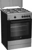 Beko FBG62010DX Freistehender Herd A Gas Gaskochfeld Produktbild-Vorschau 2