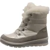 A side view of a white and gray winter boot with a fur trim. Produktbild-Vorschau