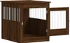 vidaXL Gabbia per cani in stile arredamento in rovere Anteprima dell’immagine prodotto 6
