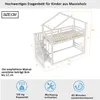 Flieks Lit superposé 90x200cm avec escalier, lit d'enfant Voir les images du produit 4
