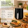 Fritownica bezolejowa MPM MFR-12, 2 litry, czarna, 800W – Podgląd zdjęcia produktu 2