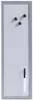 Zeller Magnet-/Schreibtafel, alugrau 20x60 Produktbild-Vorschau 2