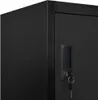 vidaXL Schließfachschrank Schwarz 90x45x180 cm Stahl Produktbild-Vorschau 6