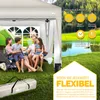 A family is enjoying themselves under a beige pop-up pavilion in a grassy outdoor setting with a lake in the background. Náhľad obrázku produktu
