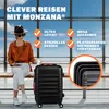 MONZANA® Kofferset 4tlg Hartschalen Koffer S-M-L-XL Produktbild-Vorschau 3