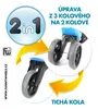 Odrážedlo FUNNY WHEELS Rider Sport modré 2v1, výška sedla Náhled obrázku produktu 6