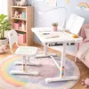 Panca scolastica per bambini, sedia regolabile, lampada a Anteprima dell’immagine prodotto 8