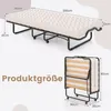 COSTWAY Letto pieghevole per ospiti 90x200 cm, letto Anteprima dell’immagine prodotto 3