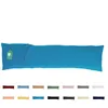 Seitenschläferkissen mit Bezug 40x145 cm Dunkeltürkis - Produktbild-Vorschau 1