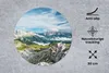 MuchoWow® Mauspad Mousepad Alpen - Felsen - Gras 30x30 cm - Produktbild-Vorschau 2