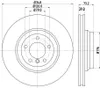 2 Bremsscheiben innenbelüftet Ø 79 mm 30 mm HELLA passend Produktbild-Vorschau 6