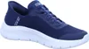 A single blue Skechers sneaker with a white sole is shown against a white background. Anteprima dell’immagine prodotto
