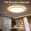 24W LED Deckenleuchte Ultra Dünn Deckenlampe 3000K–6500K Produktbild-Vorschau 5