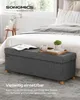 SONGMICS Sitzhocker, 112L, klappbare Sitztruhe, Produktbild-Vorschau 8