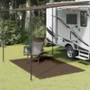 vidaXL Tappeto per tende 250x350 cm Marrone Anteprima dell’immagine prodotto 5