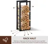HOMCOM Range bûches Etagère porte bois de cheminée Voir les images du produit 4