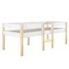 OKWISH Lit cabane 90x190 cm - Lit enfant mi-hauteur avec Voir les images du produit 9