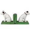 Moritz Lot de 2 serre-livres chien terrier blanc 7,5 x 14 x Voir les images du produit 4