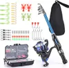 Lixada Angelrute Rolle Combo Komplettes Set 1,5 m Produktbild-Vorschau 1