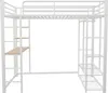 Łóżko na poddaszu Sweiko z drabinką 90x200cm, pojedyncze Podgląd zdjęcia produktu 17