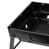 Tragbarer BBQ Klappgrill Camping Grill Holzkohlegrill Produktbild-Vorschau 3