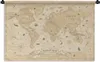 MuchoWow® Wandteppich Wandbehang Weltkarte - Retro - Tiere Produktbild-Vorschau 1
