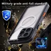 A phone case is shown in a dynamic, debris-filled environment, highlighting its protective features. Produktbild-Vorschau