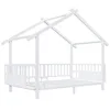 Merax Hausbett aus Metall 90x200cm, Jugendbett mit Produktbild-Vorschau 6