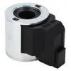 A product shot of a solenoid coil. Voir les images du produit