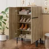 Merax moderner Schuhschrank mit Doppeltüren, Schuhkommode Produktbild-Vorschau 4
