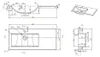Mobile bagno sospeso 3 ante 90cm vasca sx con specchio Anteprima dell’immagine prodotto 9