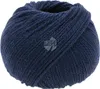 A ball of dark blue yarn. Produktbild-Vorschau