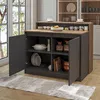 Roomart CORTADO – wyspa kuchenna o szerokości 120 cm, dąb Podgląd zdjęcia produktu 4