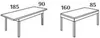 Schwarzer Esstisch 160x85 Esszimmer Tisch Esstische Tische Produktbild-Vorschau 1