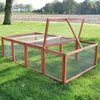zooprinz Auslaufgehege Rabbit Run | Braun | 100x48x181cm Produktbild-Vorschau 15