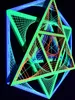 PSYWORK Schwarzlicht 3D StringArt Sechseck "Neon Soul Produktbild-Vorschau 2