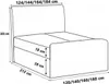 Bett mit Matratze und Lattenrost LOLA – 200x200, beige 2 + Produktbild-Vorschau 4
