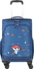 A blue children's trolley with a pirate design. Produktbild-Vorschau